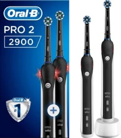 Oral B Oral_B Pro 2 - 2900 - Duoverpakking Elektrische Tandenborstel - Zwart