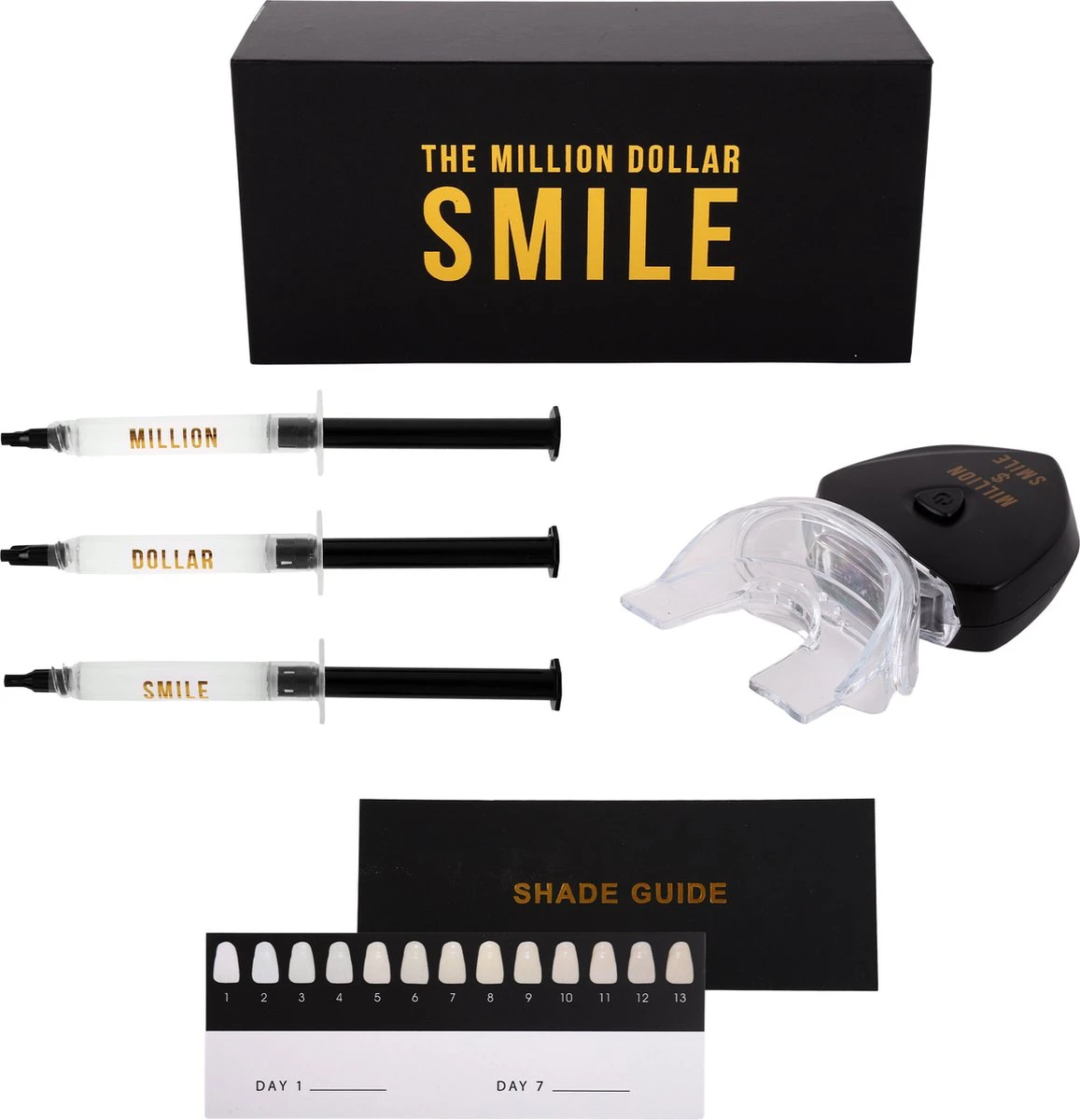 The Million Dollar Smile® Tandenbleekset Geschikt Voor Gevoelige Tanden - Zonder Peroxide (0%) - Wittere Tanden - 100% Natuurlijk - Tanden Bleken - Tandenblekers - Teeth Whitening Kit - Geen Gevoelige Tanden - Afbeelding 10
