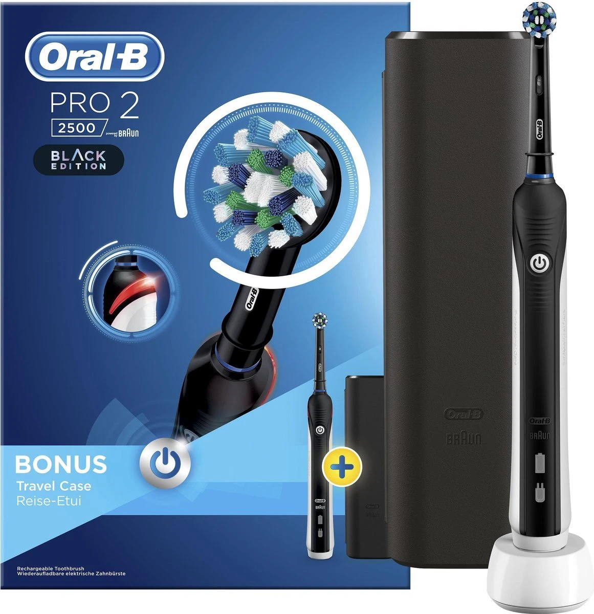 Oral B Oral-B Pro 2 2500 - Zwart - Elektrische Tandenborstel