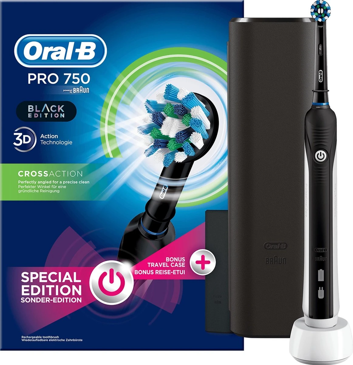 Oral B Oral-B PRO 750 - Elektrische Tandenborstel - Zwart - Afbeelding 16