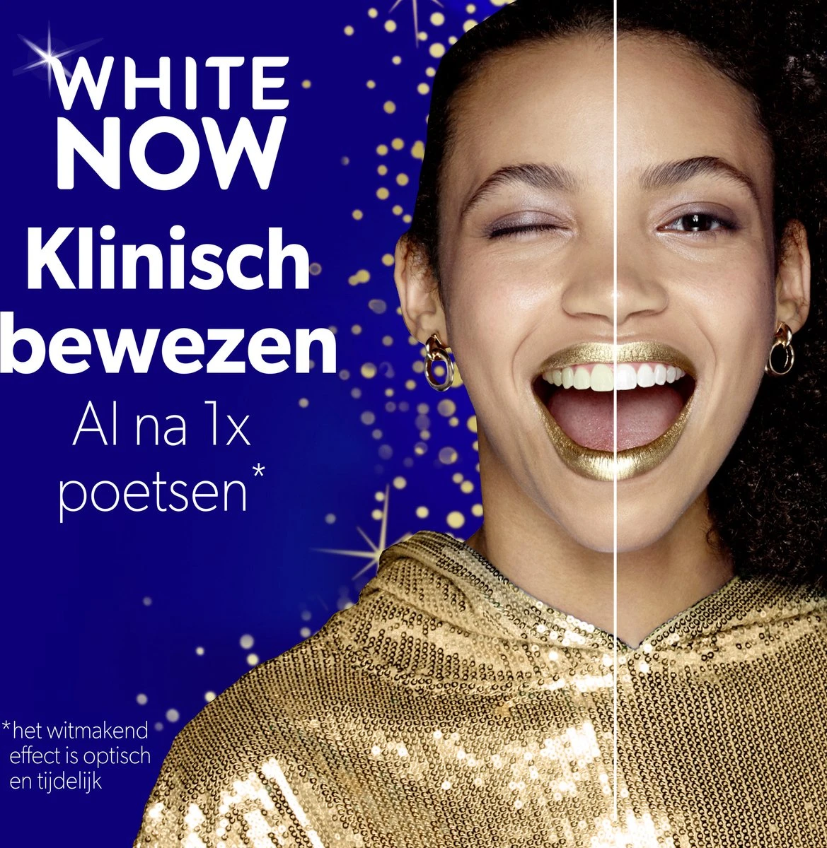 Prodent Whitening Now Gold Tandpasta - 12 X 75 Ml - Voordeelverpakking - Afbeelding 4