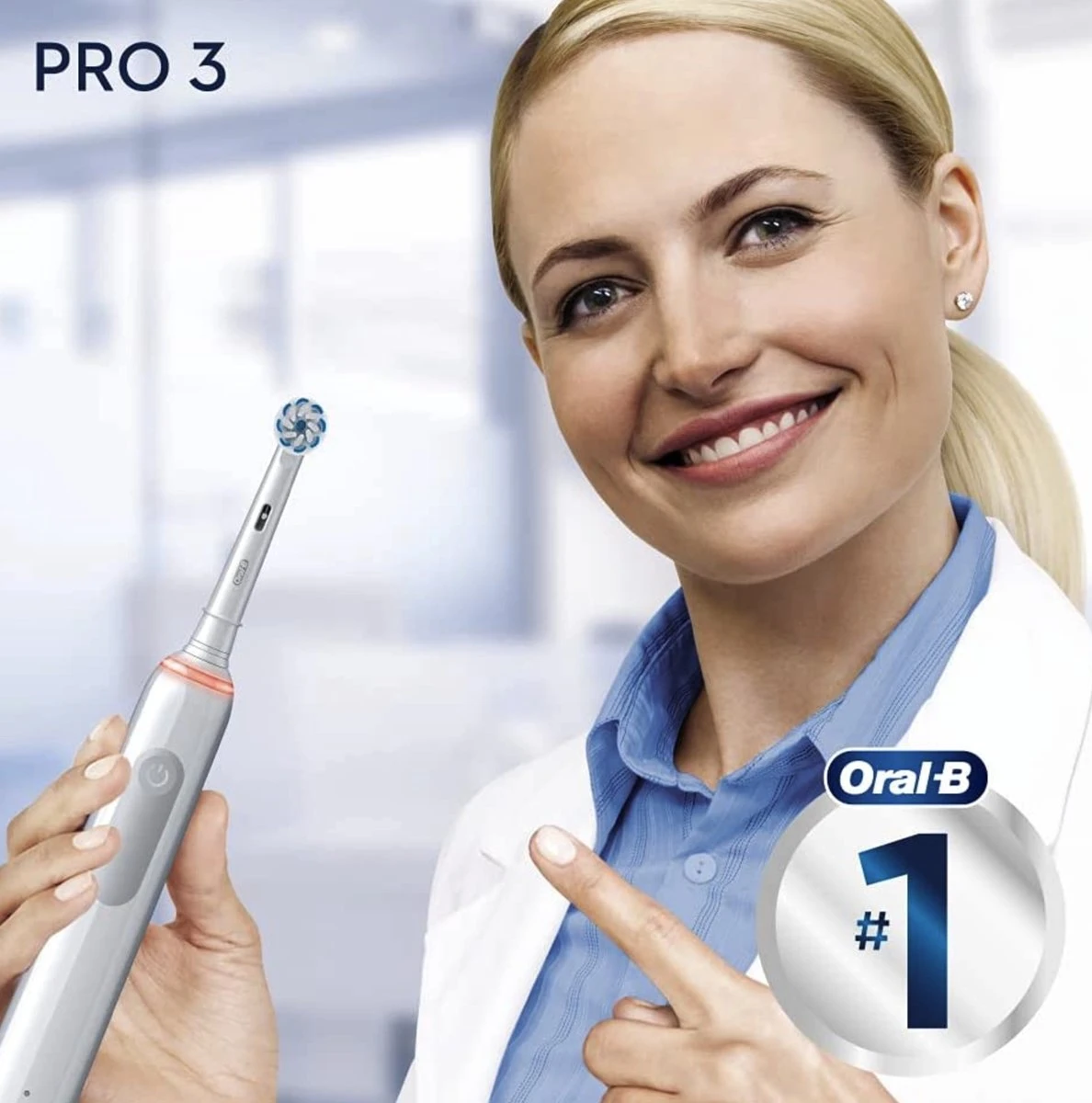 Oral B Oral-B Pro 3 - 3500 - Witte Elektrische Tandenborstel + Reisetui - Afbeelding 7