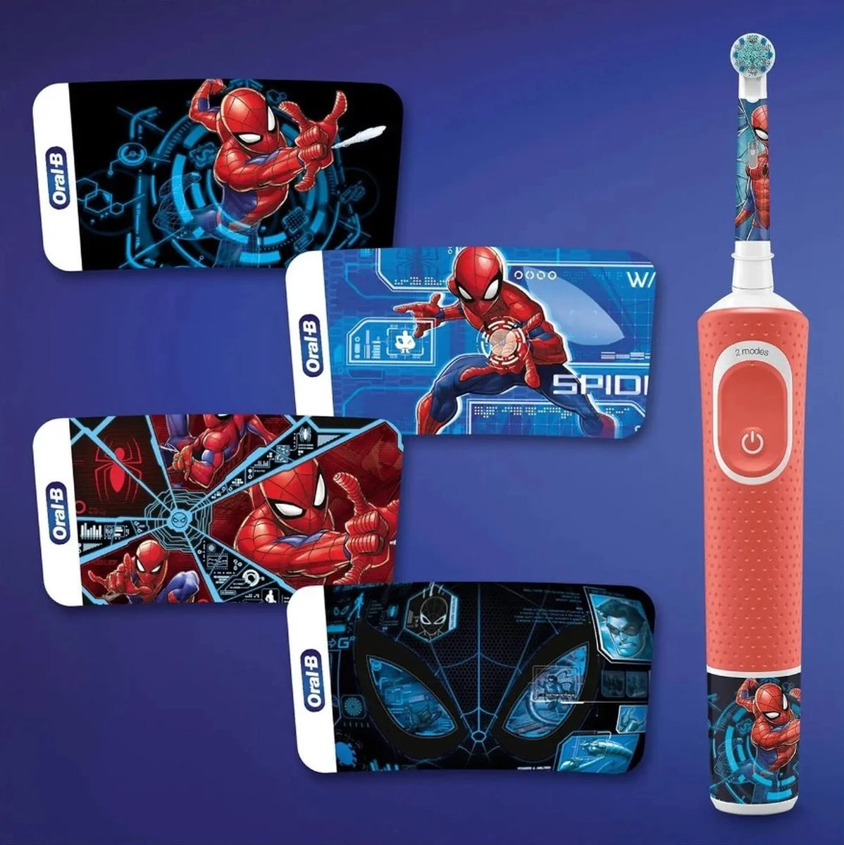 Oral B Oral-B Spiderman Elektrische Tandenborstel + Reisetui - Afbeelding 4