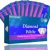 Diamond White - Teeth Whitening Strips - 28x Strips - Zonder Peroxide (0%) - Tandenbleekset - Tandenbleek Strips – Mint