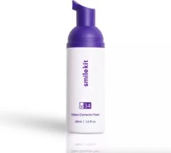 Smilekit V34 Colour Corrector Foam - Witte Tanden - Paarse Tandpasta - Teeth Whitening - Hismile