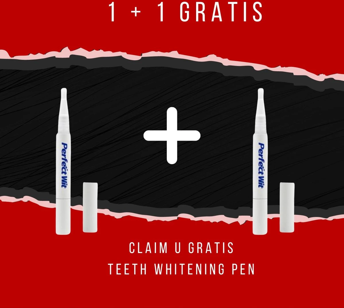 Perfect Wit - Whitening Pen - Tandenblekers - 100% Natuurlijke Ingrediënten - Peroxidevrij - Veilig Bleken - Witte Tanden - Tandbleekset - Tanden Bleken - Whitening - Teeth Whitening - Frisse Adem
