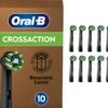Oral B Oral-B CrossAction - Met CleanMaximiser-technologie - Opzetborstels - Zwart - 10 Stuks