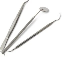 Tandarts Mondspiegel Set Voor Verwijderen Tandsteen - Tandarts Set