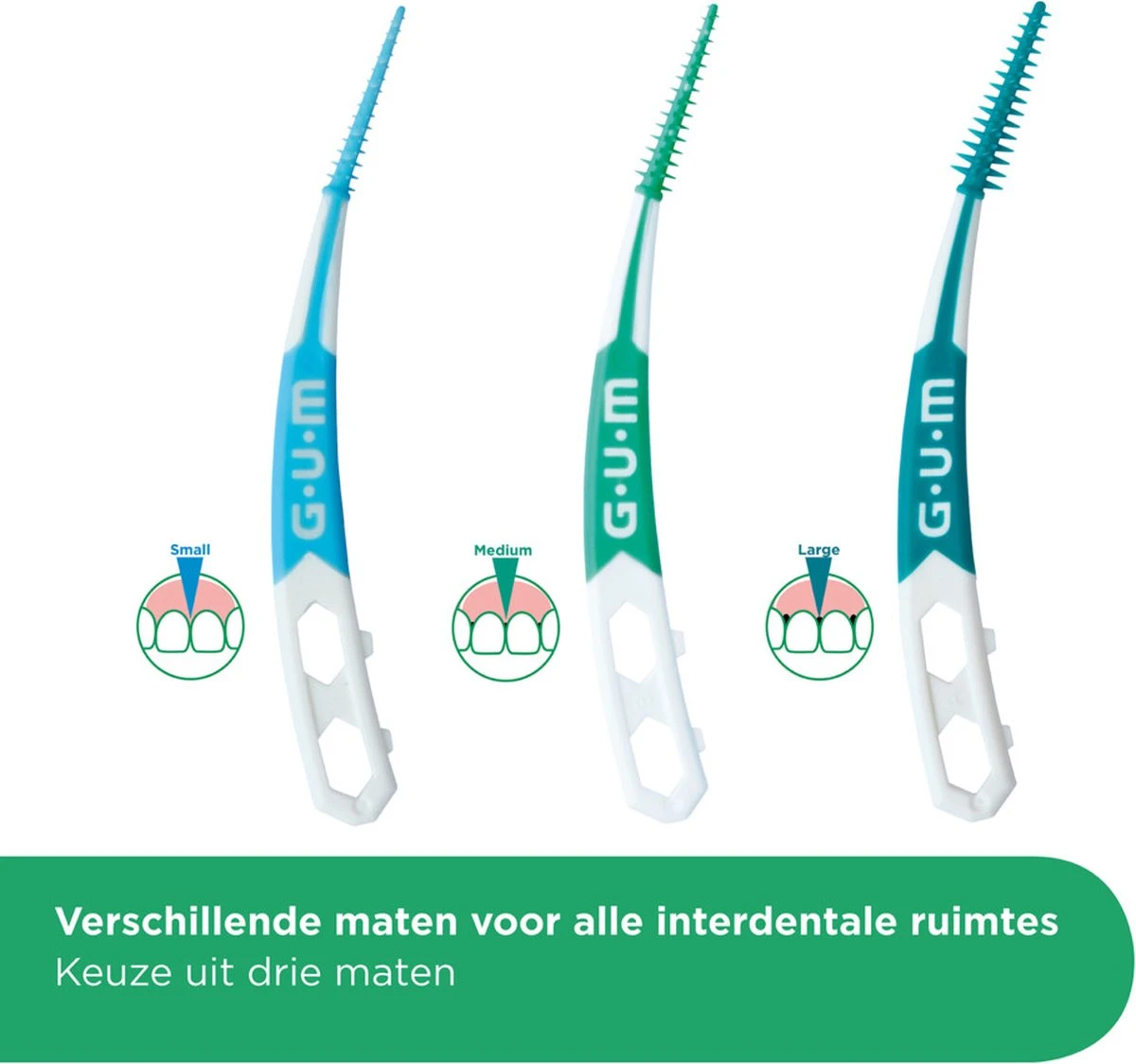 GUM® Gum Advanced Large 30 Stuks - Afbeelding 4