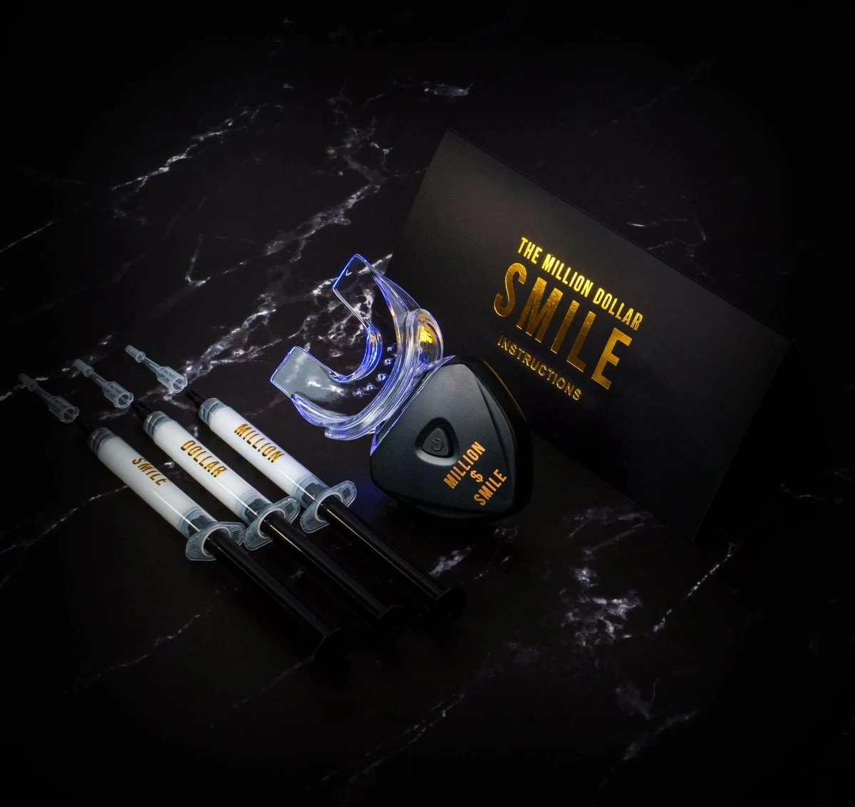 The Million Dollar Smile® Tandenbleekset Geschikt Voor Gevoelige Tanden - Zonder Peroxide (0%) - Wittere Tanden - 100% Natuurlijk - Tanden Bleken - Tandenblekers - Teeth Whitening Kit - Geen Gevoelige Tanden - Afbeelding 2