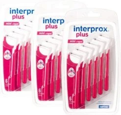 Interprox Plus Mini Conical - 2 Tot 4 Mm - Rood 3 X 6 Stuks - Voordeelpakket