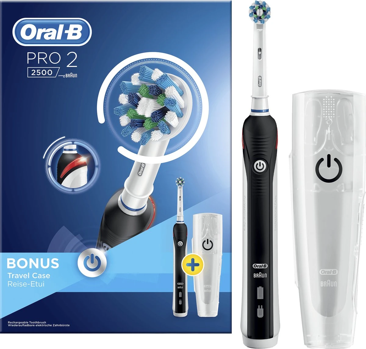 Oral B Oral-B Pro 2 2500 - Zwart - Elektrische Tandenborstel - Afbeelding 12