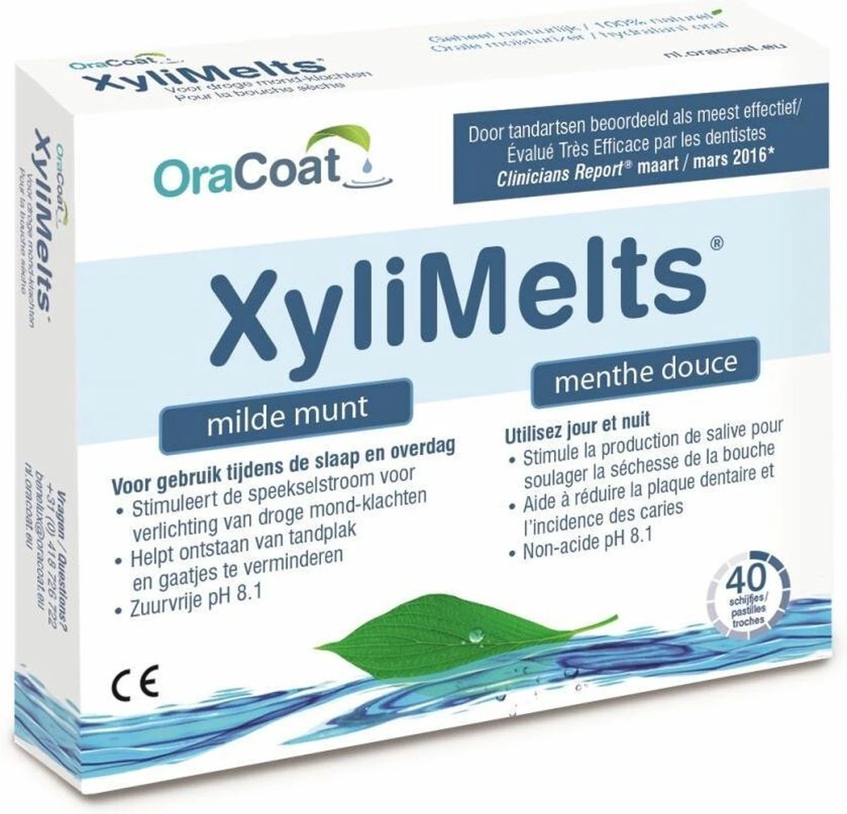 XyliMelts - Milde Munt | Voor Droge Mond