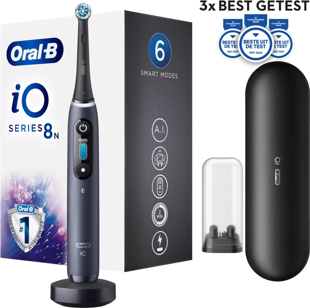 Oral B Oral-B IO 8n - Elektrische Tandenborstel - Zwart - Afbeelding 15