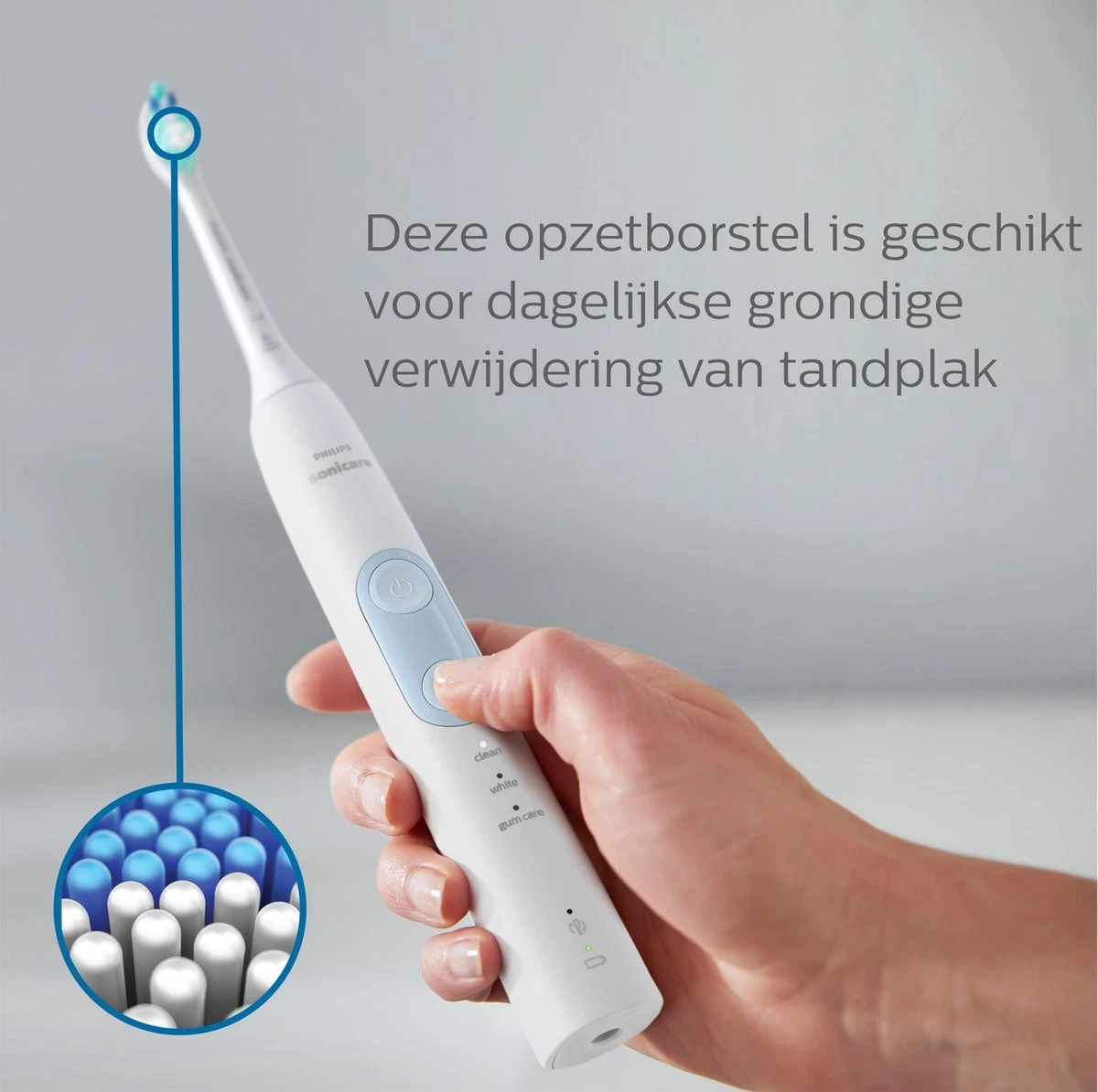 Philips Sonicare C2 Optimal Plaque Defence HX9022/10 - Opzetborstels - 2 Stuks - Afbeelding 5
