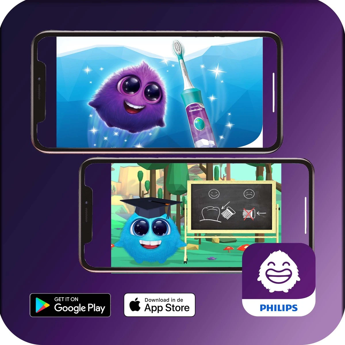 Philips Sonicare For Kids HX6352/42 - Elektrische Tandenborstel - Roze - Afbeelding 6