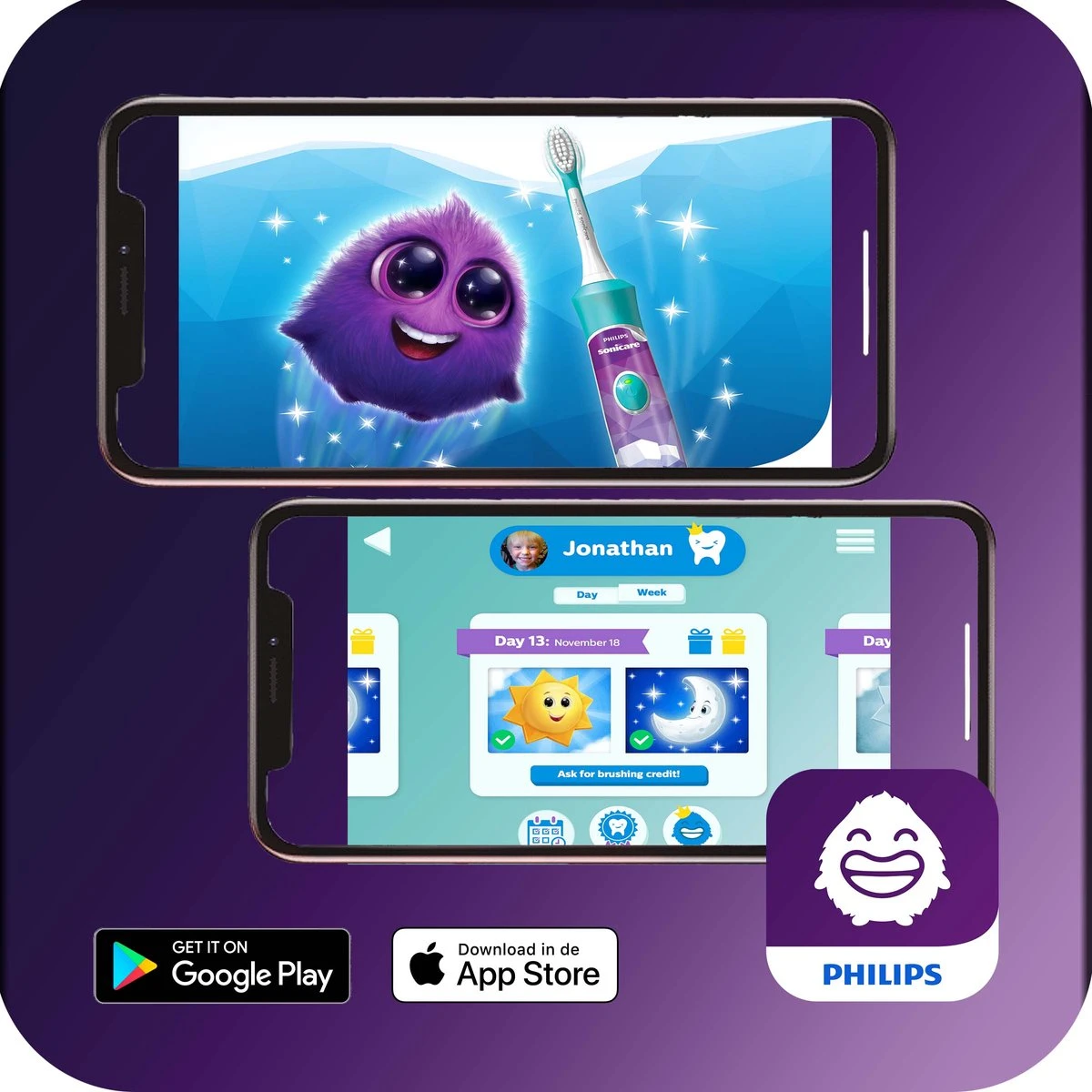 Philips Sonicare For Kids HX6352/42 - Elektrische Tandenborstel - Roze - Afbeelding 15