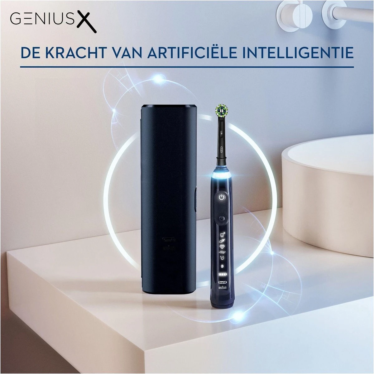 Oral B Oral-B Genius X Elektrische Tandenborstel - Zwart - Afbeelding 6