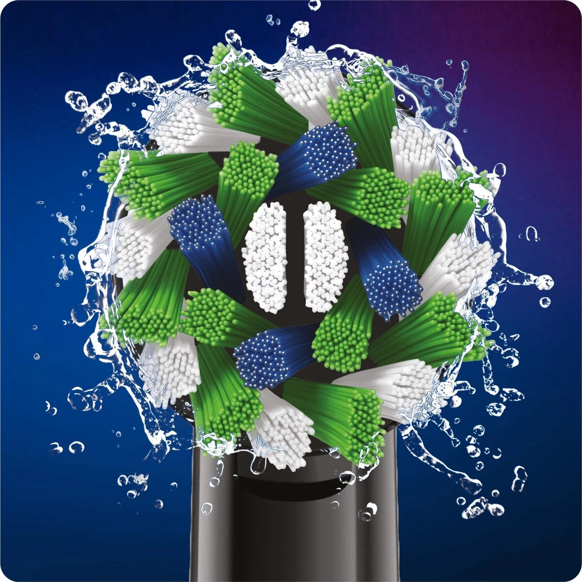 Oral B Oral-B CrossAction - Met CleanMaximiser-technologie - Opzetborstels - Zwart - 8 Stuks - Afbeelding 7