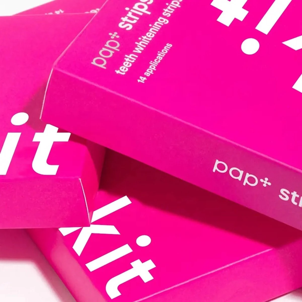 Teeth Whitening Strips - PAP+ - Professionele Tandenbleek Strips - Tanden Bleken - Wittere Tanden - Tand & Tandvlees Vriendelijk - Zonder Peroxide - Gemakkelijk & Overal Te Gebruiken - Pap Tanden Whitening Strips - Afbeelding 4