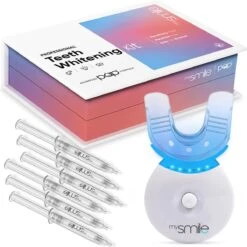 MySmile Tandenbleekset - Thuis Tanden Bleken - PAP+ Formule Met Natuurlijke Ingrediënten - 6 Whitening Gels - Zonder Peroxide