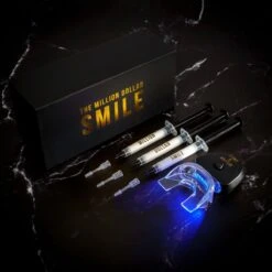 The Million Dollar Smile® Tandenbleekset Geschikt Voor Gevoelige Tanden - Zonder Peroxide (0%) - Wittere Tanden - 100% Natuurlijk - Tanden Bleken - Tandenblekers - Teeth Whitening Kit - Geen Gevoelige Tanden