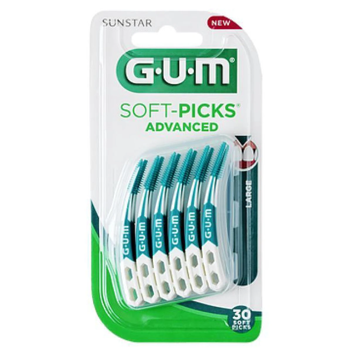 GUM® Gum Advanced Large 30 Stuks - Afbeelding 7