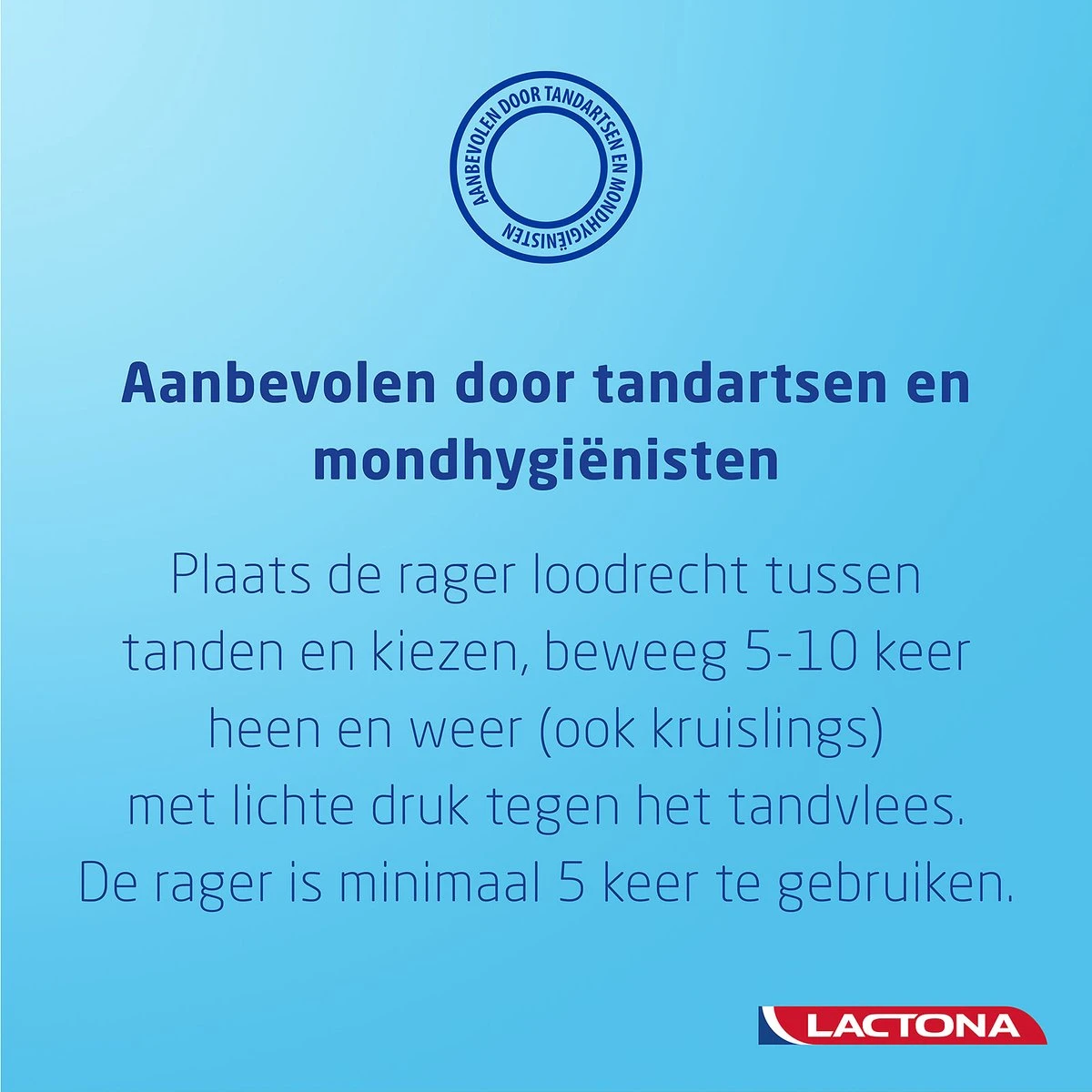 Lactona Ragers Easyclean 8,0 Mm L - Tandenrager - 8 Stuks - Afbeelding 2