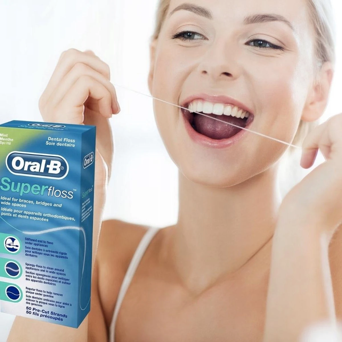 Oral B Oral-B Superfloss - 50 Stuks - Flosdraad - Afbeelding 13