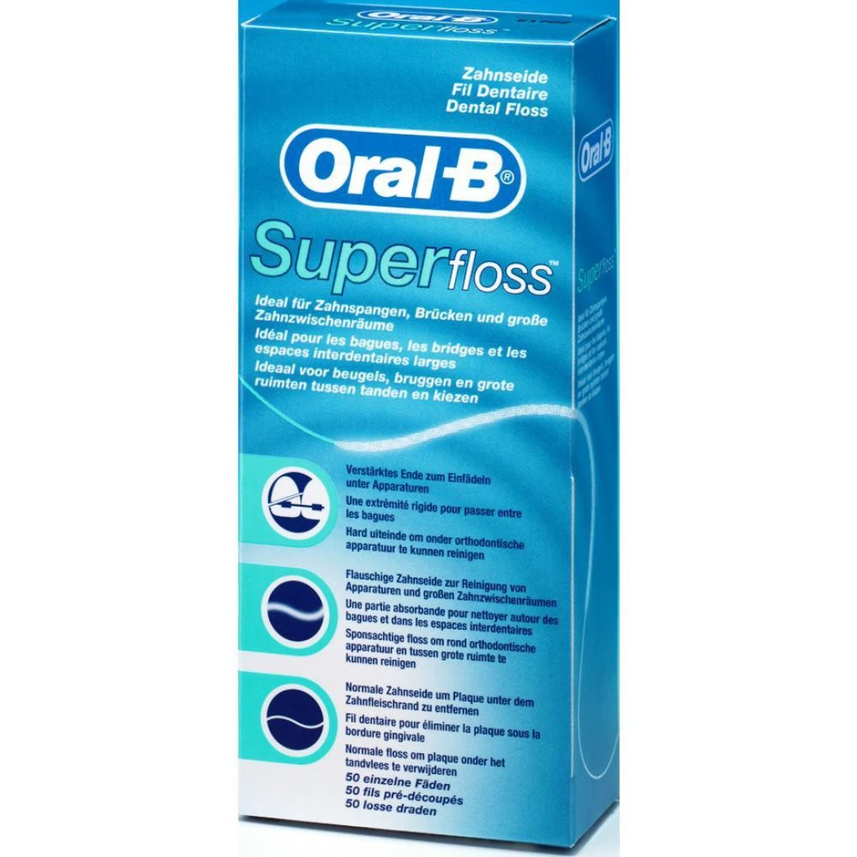 Oral B Oral-B Superfloss - 50 Stuks - Flosdraad - Afbeelding 14