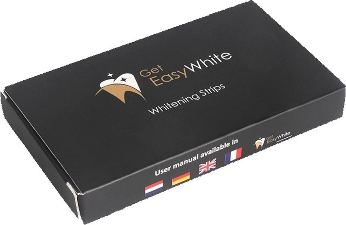 GetEasyWhite - Whitening Strips - 100% Natuurlijk - Perioxide Vrij - Veilig - Afbeelding 2