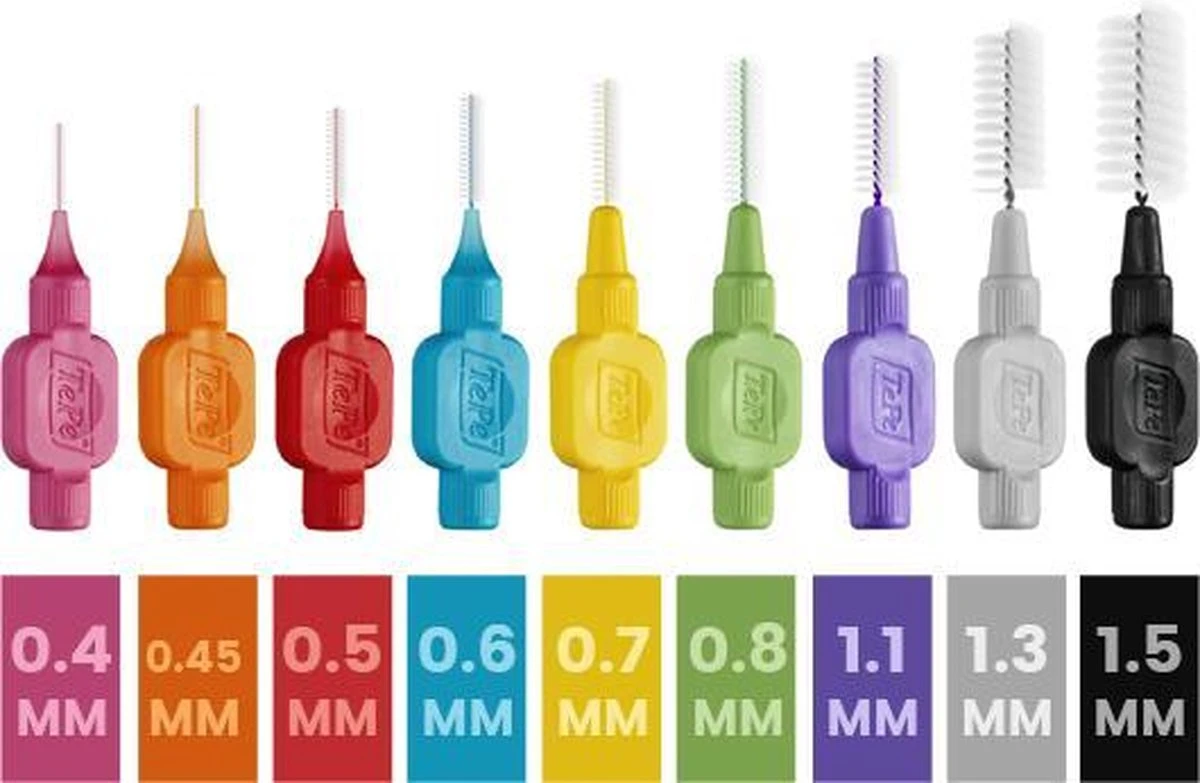 TePe Origineel Geel - 0,7mm - 8 Stuks - Rager - Afbeelding 4