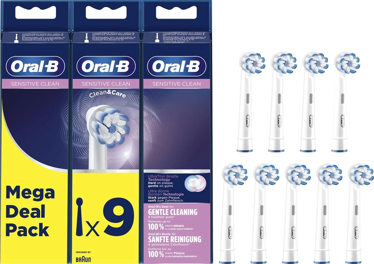 Oral B ORAL-B - OPZETBORSTELS - EB60 Sensi Ultrathin Refills 3+3+3 - 80338442 - Afbeelding 2