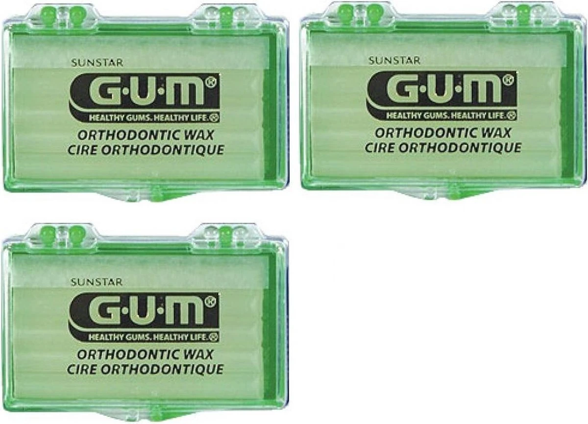 GUM® GUM Orthodontic Wax - 3 Stuks - Voordeelverpakking - Afbeelding 3