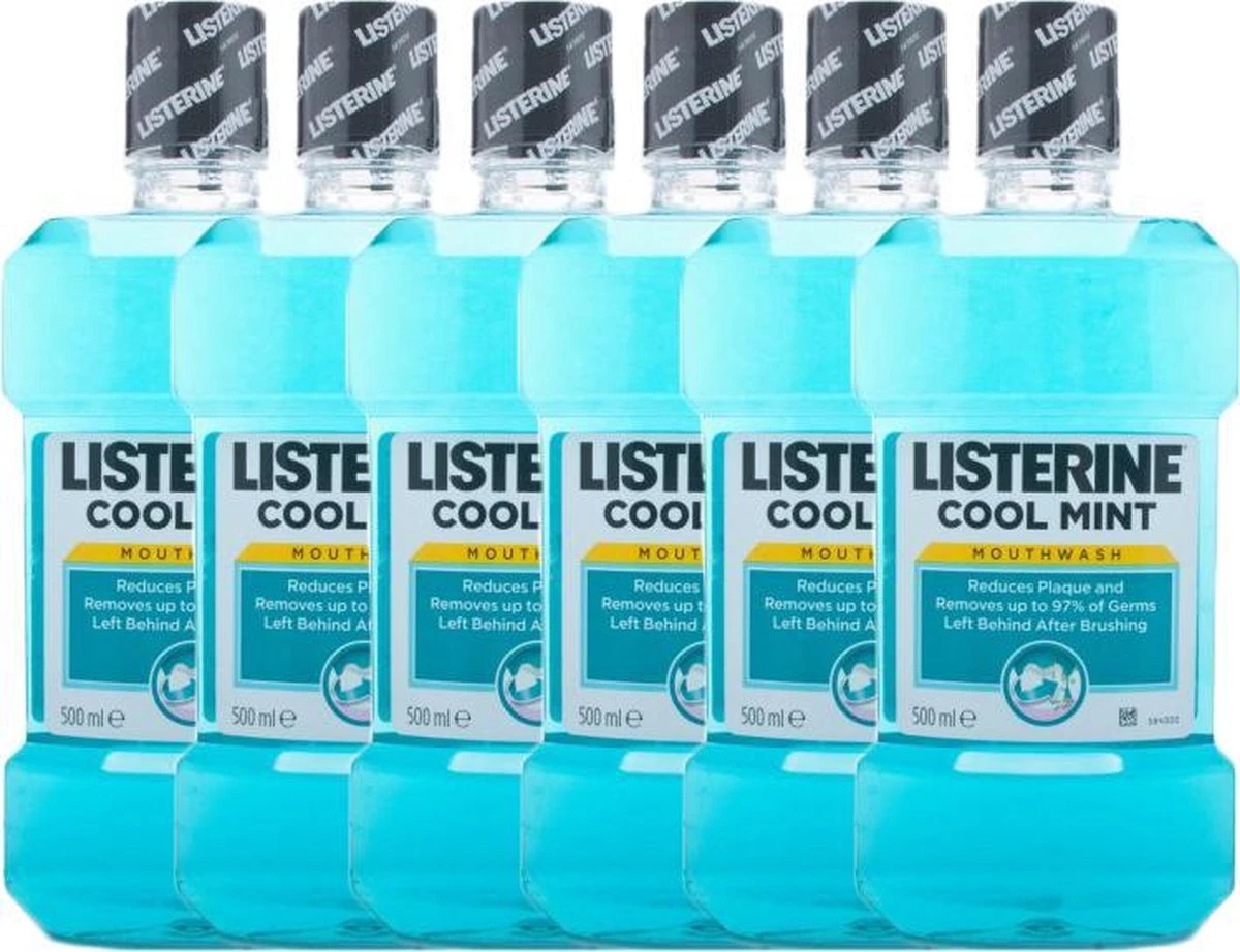 Listerine Coolmint - Mondwater - 6 X 500ml - Voordeelverpakking
