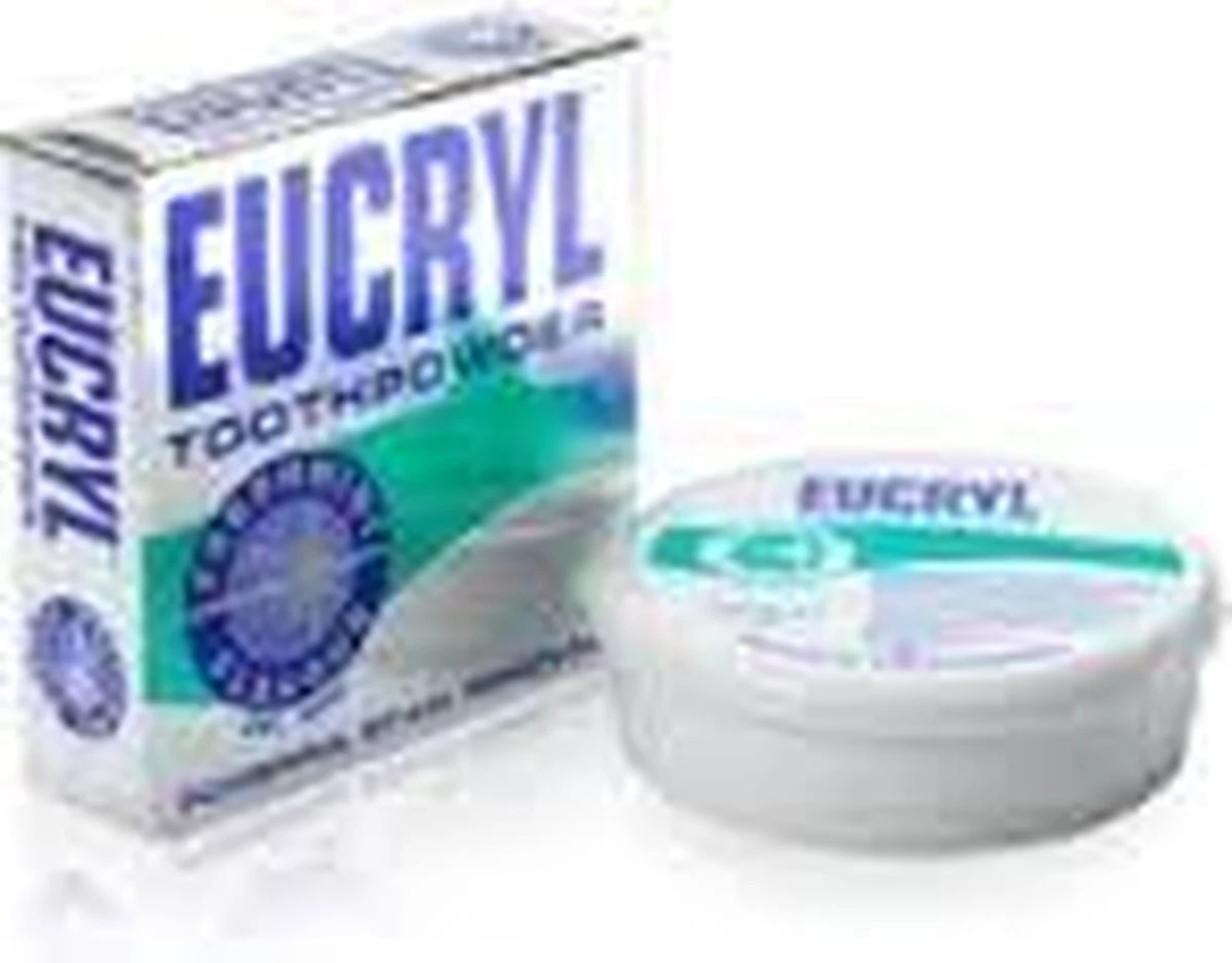 2 X Eucryl Poeder Mint 50 Gram Verwijdert Vlekken - Afbeelding 2