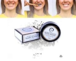 Whitening Teethpowder | Charcoal Tandenbleker | Tanden Witten | 100% Natuurlijk | 40 G | Tandbleek Poeder| Tandbleekpoeder | Tanden Bleken