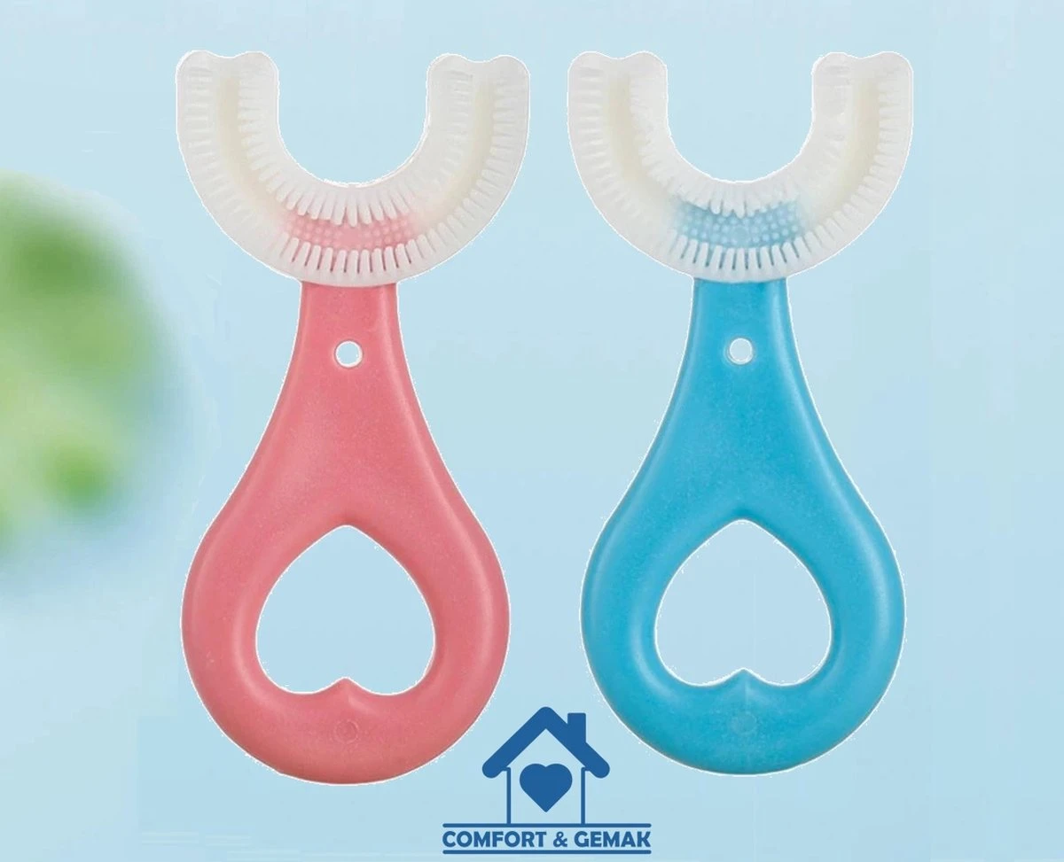 Tandenborstel Voor Baby En Kind - Eenvoudig, Hygiënisch En De Oplossing Voor Tandenpoetsen Bij Kinderen - BPA Vrij – BLAUW - Afbeelding 8