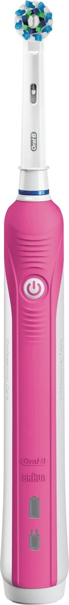 Oral B Oral-B Pro CrossAction 750 - Elektrische Tandenborstel - Roze - Afbeelding 3