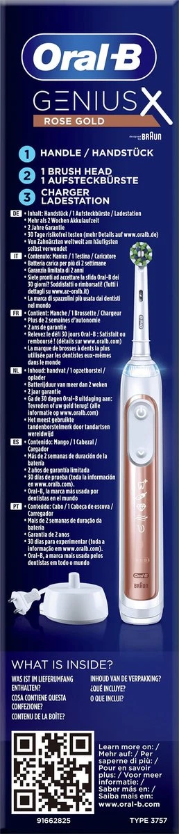 Oral B Oral-B Genius X Elektrische Tandenborstel Rosegold - Afbeelding 8