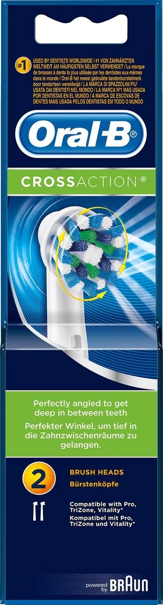 Oral B Oral-B Cross Action EB50 - 2 Stuks - Opzetborstels - Afbeelding 17