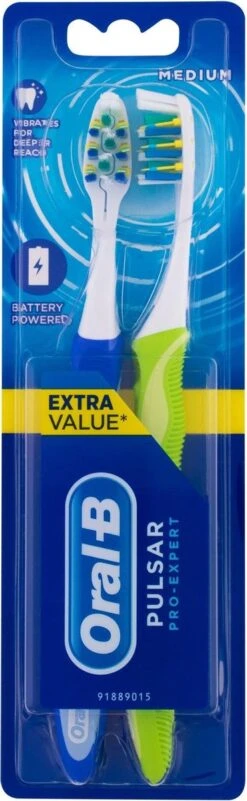 Oral B Oral-B Pro-Expert Pulsar 35M - 2 Tandenborstels - Handtandenborstel