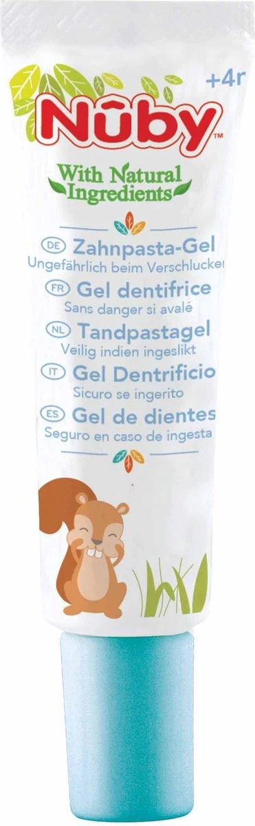 Nûby - Tandpasta Gel Voor Baby & Vingertandenborsteltje - 20g - 4m+ - Afbeelding 3