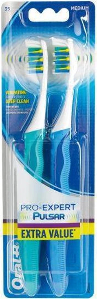 Oral B Oral-B Pro-Expert Pulsar 35M - 2 Tandenborstels - Handtandenborstel - Afbeelding 3