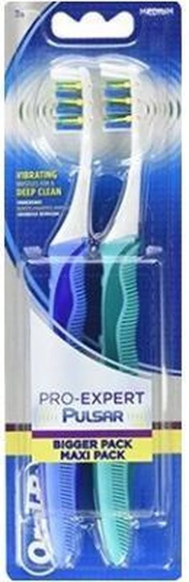Oral B Oral-B Pro-Expert Pulsar 35M - 2 Tandenborstels - Handtandenborstel - Afbeelding 2