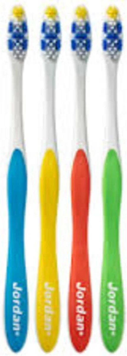 Jordan - Total Clean Tandenborstels Medium - 4 Stuks - Afbeelding 2