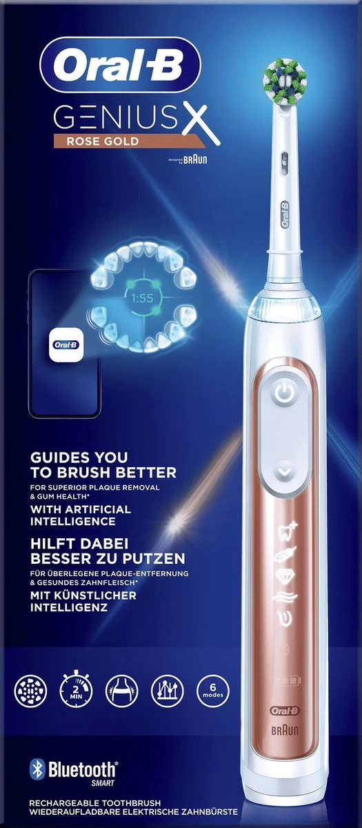Oral B Oral-B Genius X Elektrische Tandenborstel Rosegold - Afbeelding 9
