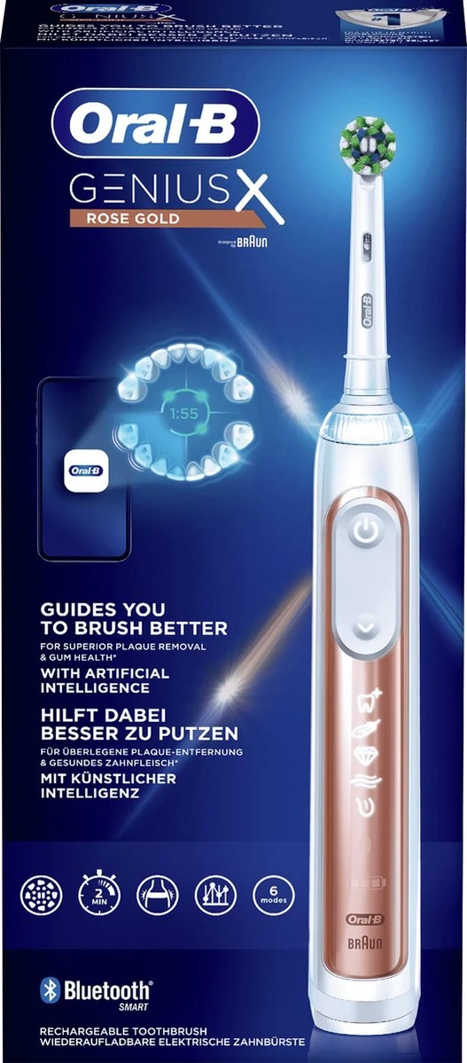 Oral B Oral-B Genius X Elektrische Tandenborstel Rosegold - Afbeelding 10