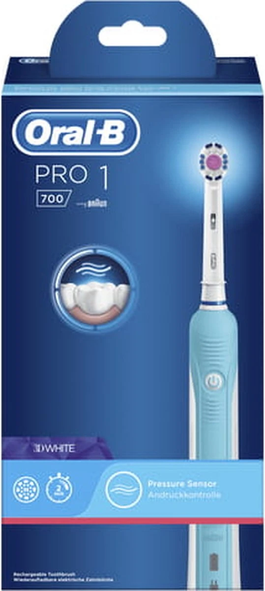 Oral B Oral-B Pro 1 700 - Oplaadbare Elektrische Tandenborstel - Powered By Braun - Blauw - Afbeelding 13