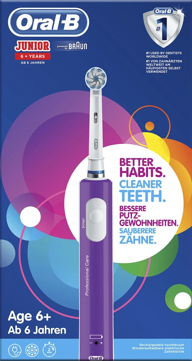 Oral B Oral-B Junior - Elektrische Tandenborstel - Paars - Afbeelding 14